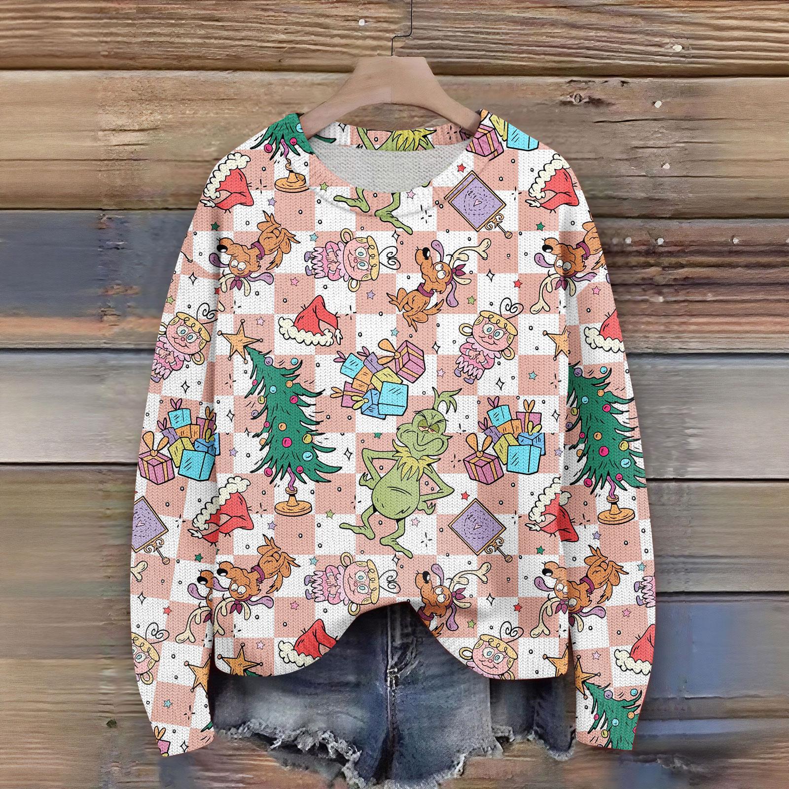 

Женский модный повседневный пуловер с длинным рукавом и вырезом горловины L