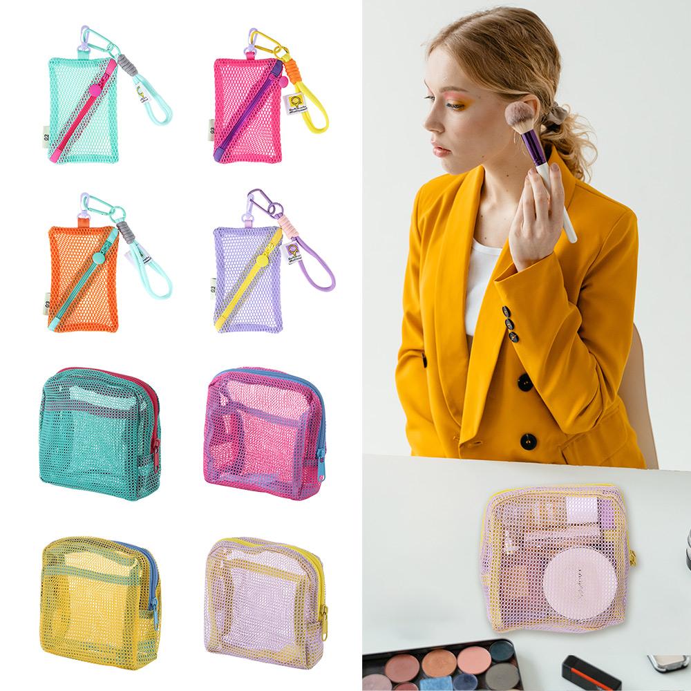 Dopamine Color Storage Bag Large Capacity Coin Purse Fashion Make Up Case