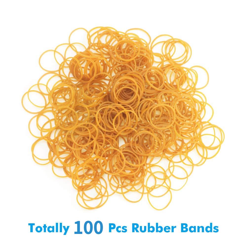 

Желтые резинки для офиса и упаковки, 40 мм эластичные латексные резинки, ассортимент по количеству для папок, почты, денег, оптом