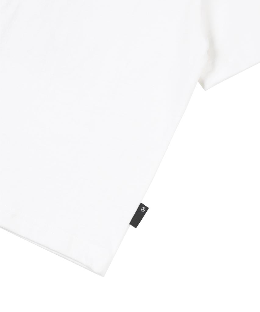 SUIBOM Fur Ever Friend Crop T-Shirt - Off-White