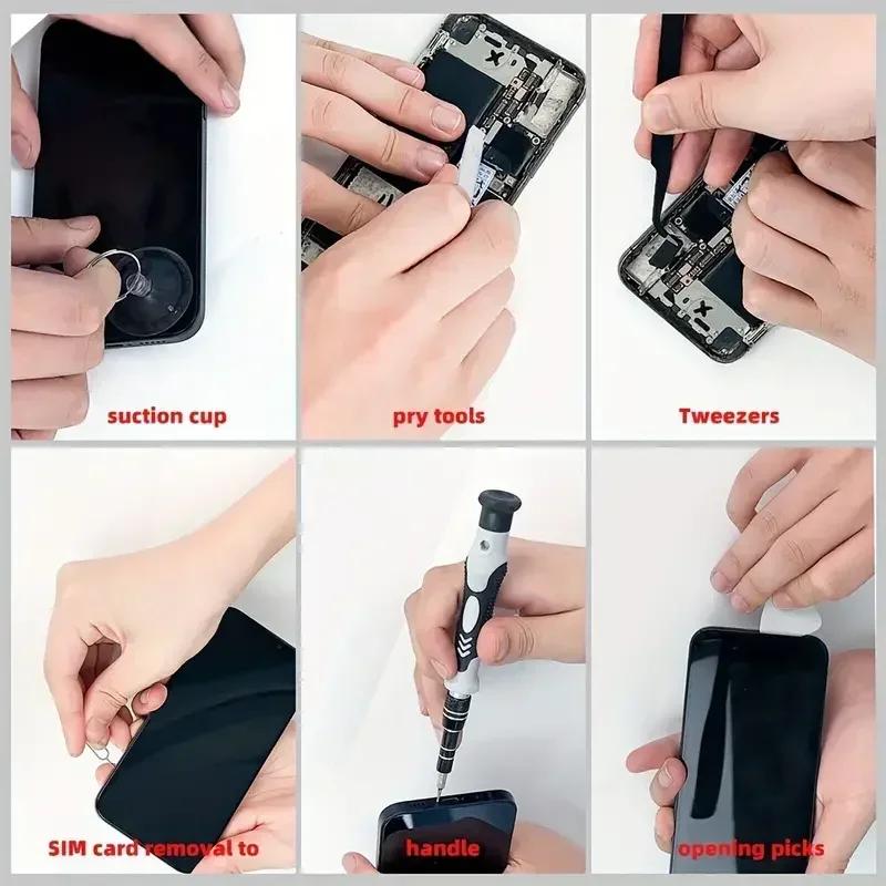 115-in-1 Precision Screwdriver Set - Magnetic Repair Tools for Computer iPhone PC Household w/Case