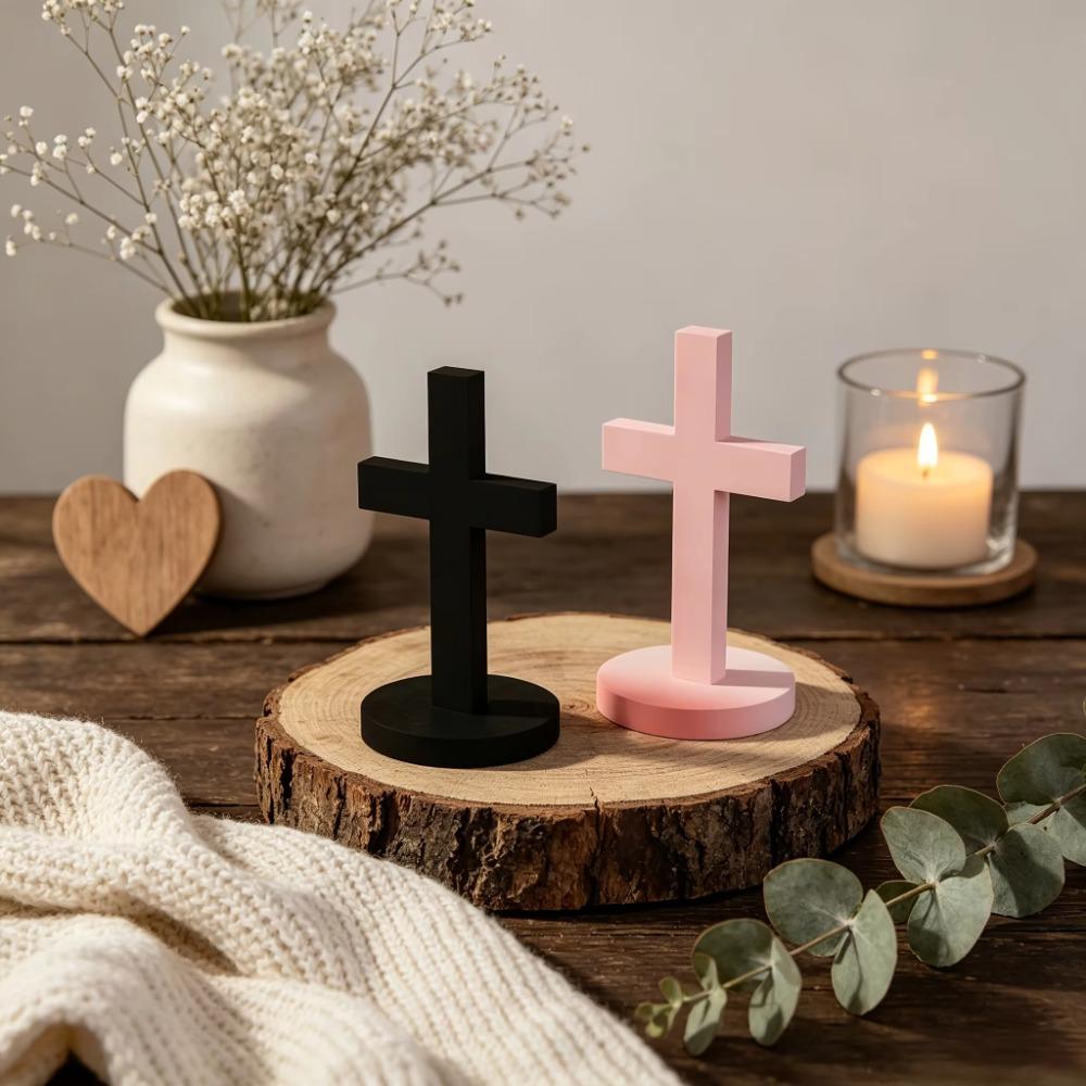 Cross-Shaped Resin Casting Molds Standing Cross Cross Molds New Silicone Molds Halloween Candle