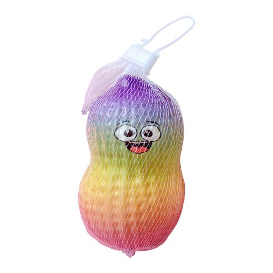 Jouet à presser cacahuète factice Dessin animé Jouet anti-stress Montée lente Simulation Boule de relaxation Fidget pour Enfants Adultes Anxiété