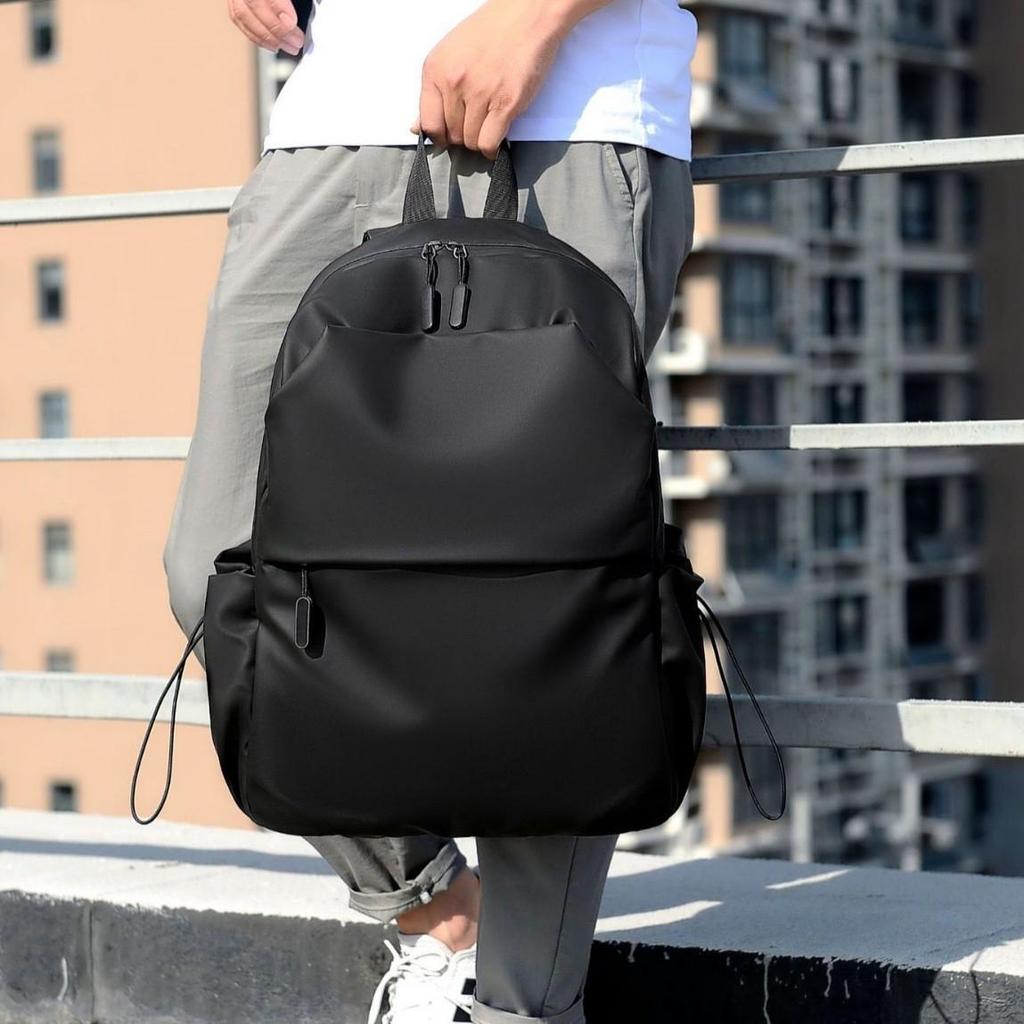 "Men's Large Capacity Backpack - Casual Business 14-15.6 Inch Laptop Travel Bag for College Students"