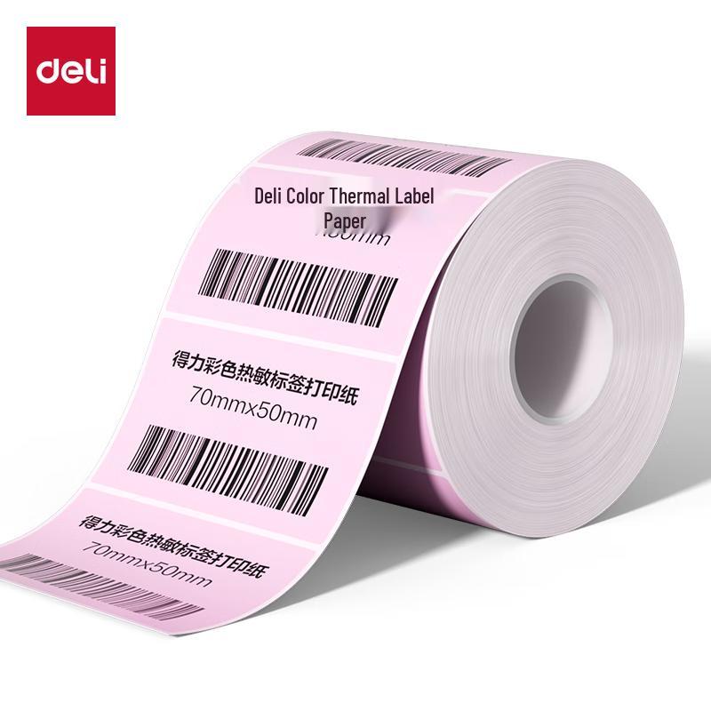 Deli 70x50mm Three-Proof Color Thermal Labels