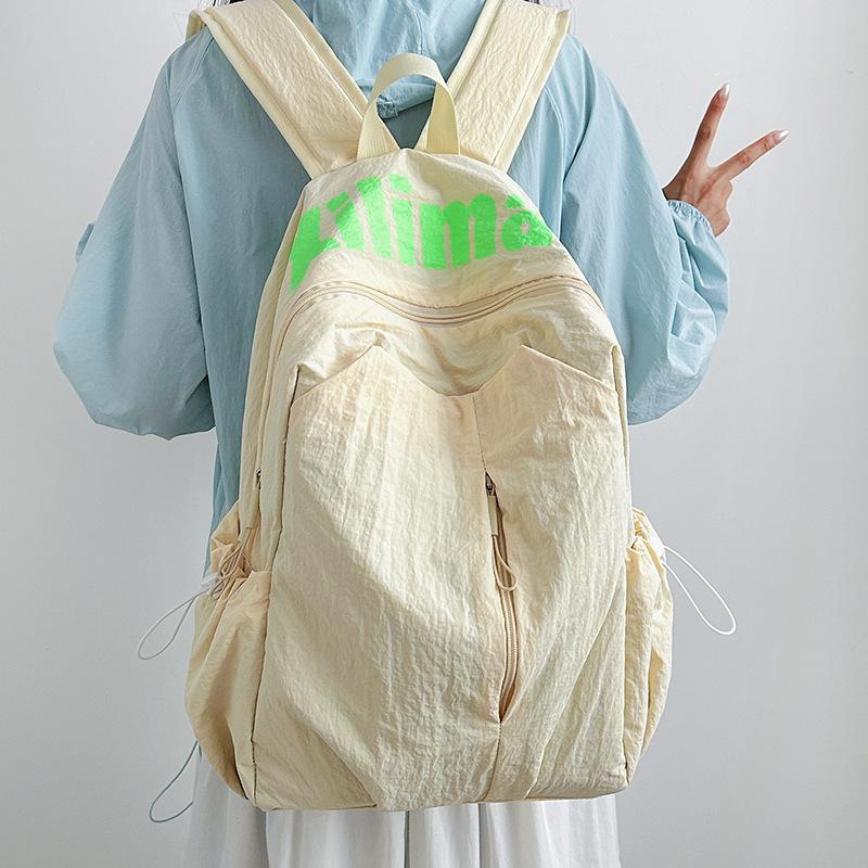 School bag ins light water repellent high school student men's and women's large capacity sports outdoor backpack travel leisure backpack