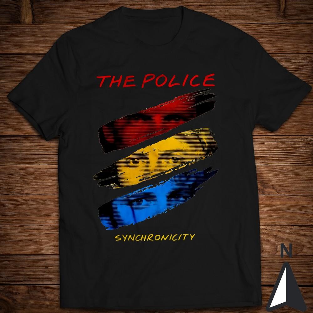 Synchronicity T-Shirt The police Rock Band Every Breath You Take King of Pain Unisex T-Shirt M