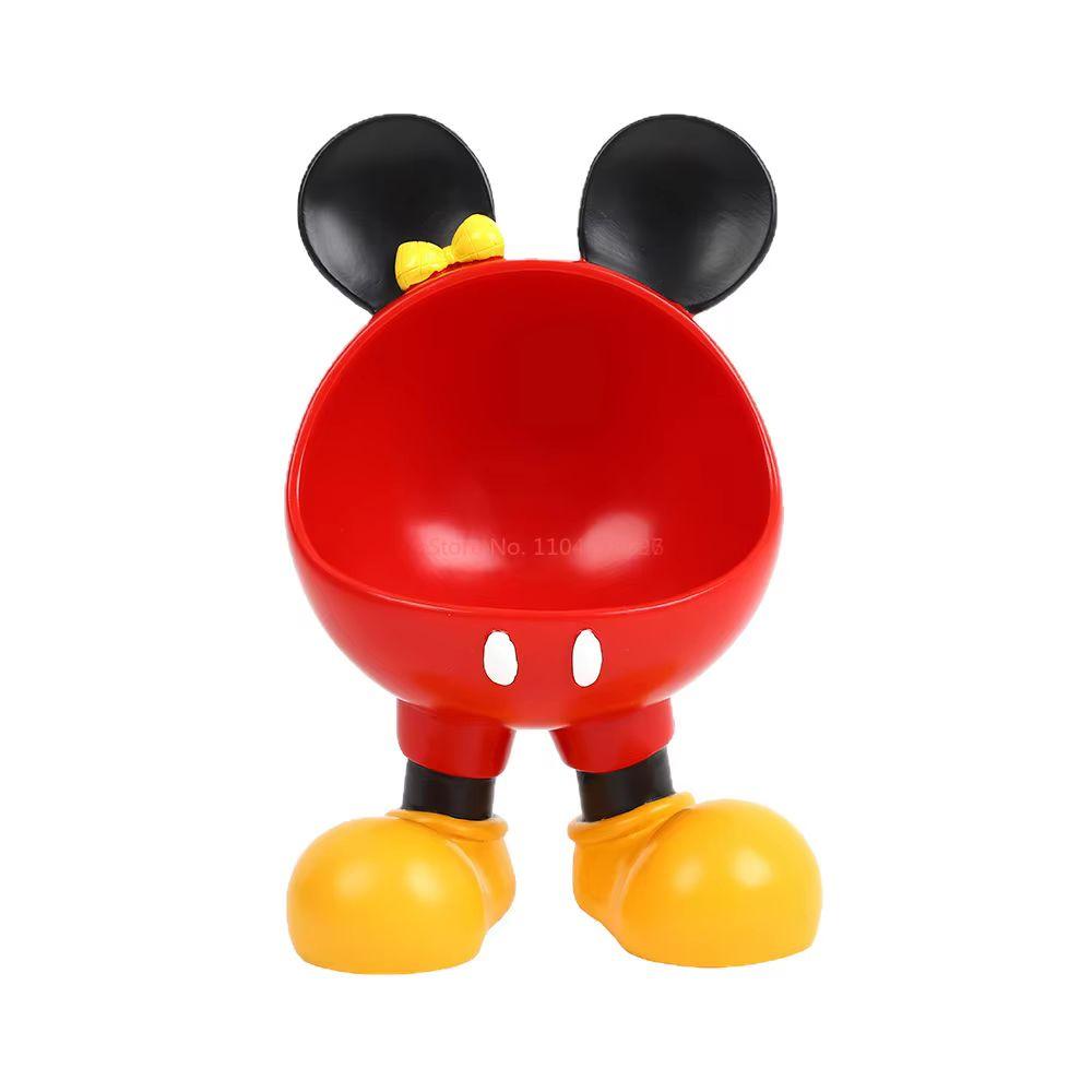 Mickey Mouse Resin Cartoon Cute Storage Figurine Entryway Key Holder Home Decor Organizer For Keys Remote Control Anime