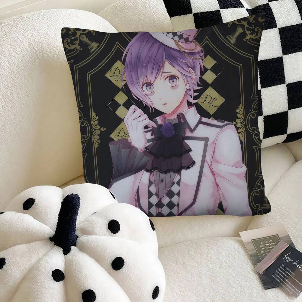 Sakamaki Kanato Otome Game DIABOLIK LOVERS Pillow Case Square Pillow Bedroom Sofa Leisure Comfort Cushion Car Home Decoration