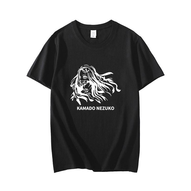 Demon Slayer Tanjiro Kamado Kimetsu No Yaiba Anime T Shirt Men Women Casual Short Sleeve Cotton Tee Tops
