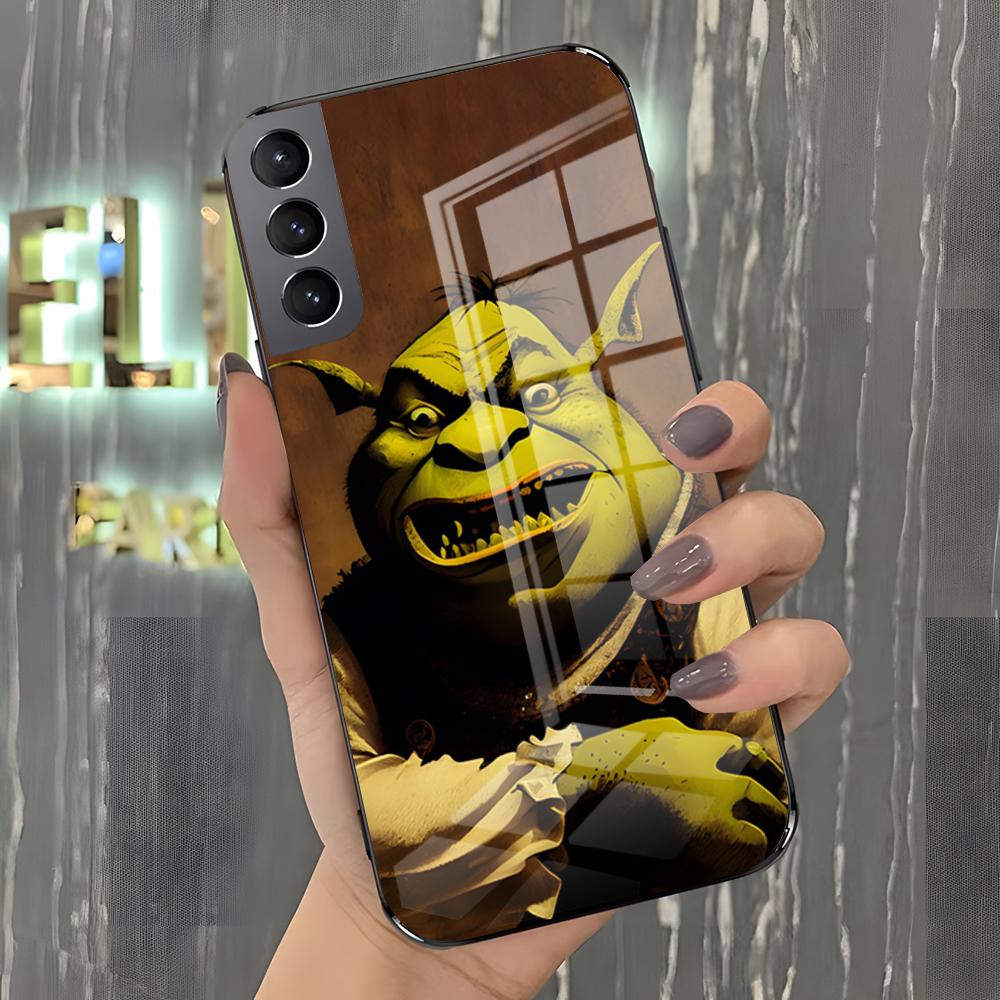 Movie Shrek Phone Case For Samsung A25 A13 A33 5G A54 A36 A35 A56 A52 A14 Shockproof Glass Cover
