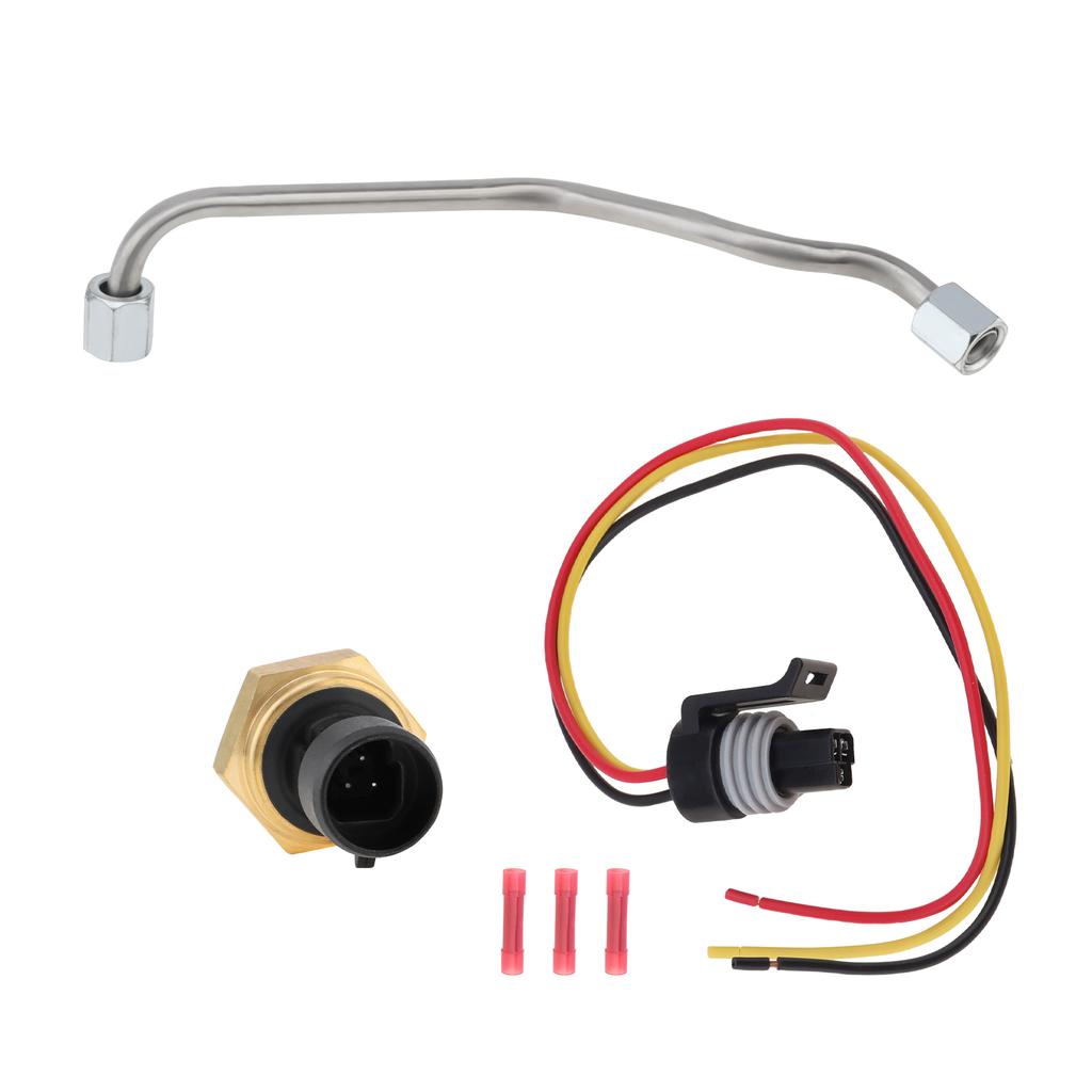 Exhaust Back Pressure Tube Sensor  Fit for 3C3Z9D477BA 598-113 1840078C1,With Wire Kit Fit And1 Pair of Gloves