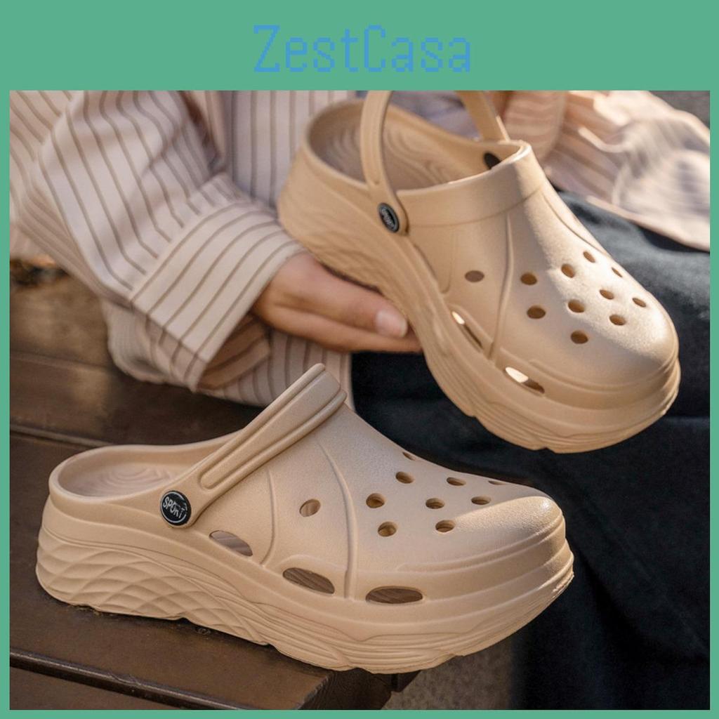 Slippers Summer Bathroom Womens Indoor Wearresistant Couple Outdoor Perforated Shoes Beach Shoes