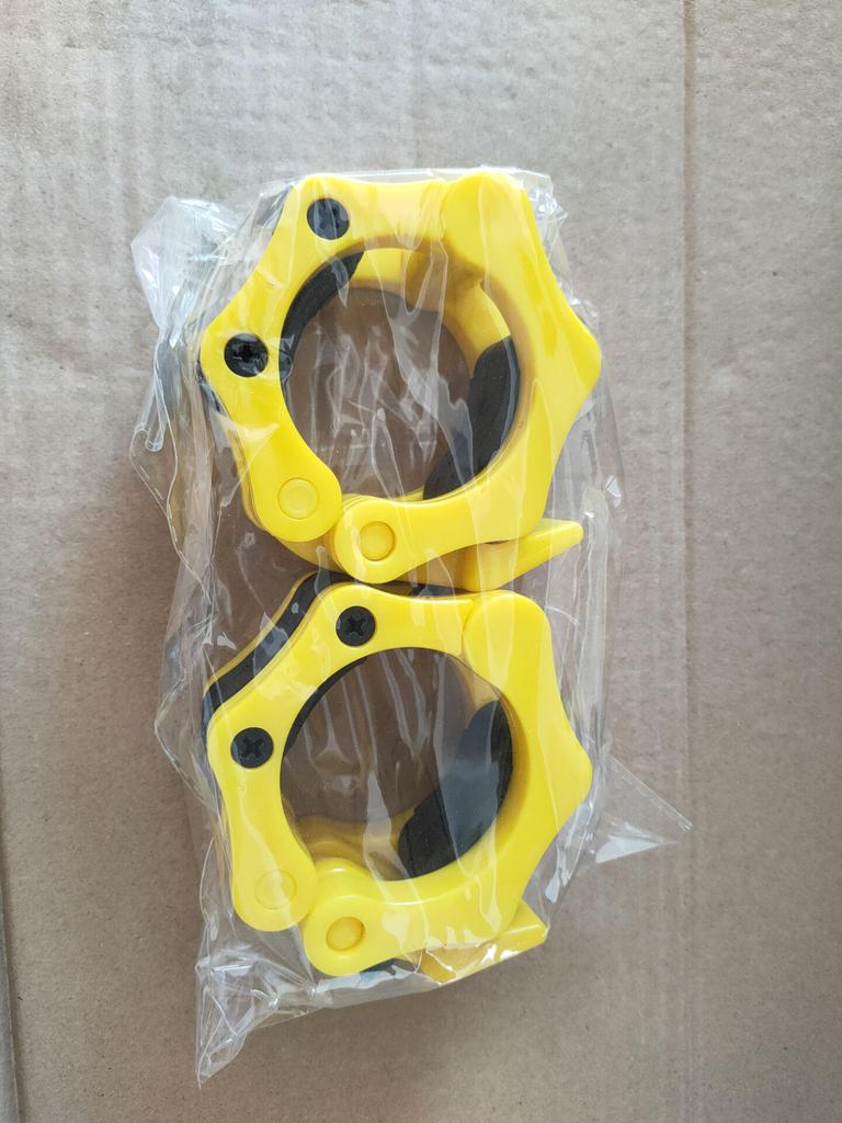 Grampo de Mola de Plástico para Barra Olímpica 50mm para Anilhas