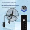 High-Power Industrial Wall-Mounted Fan with Strong Wind Power