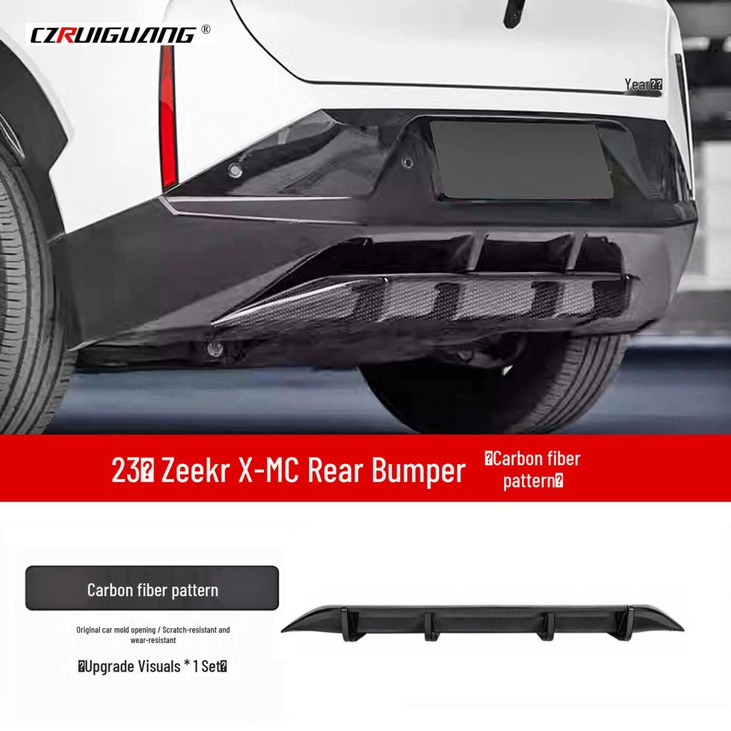 Zeekr X-MC 23 Body Kit: Front & Rear Splitters, Spoilers, Side Skirts, and Bumper Enhancements.