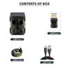 4K 50MP WiFi Trail Camera 940NM Night Vision Motion Activated Waterproof Bluetooth Hunting Camera App with Solar Panel for Wildl