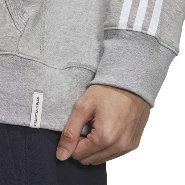 Adidas Unisex Daily Spring Fall Loose Fit Hoodie Jf3984 Essential+ 3s Pullover Hoodie