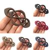 Hair Barrette Retro Style Hollow Metal Spring Design Back Head Hair Clip Women Matte Finish Hair Accessories