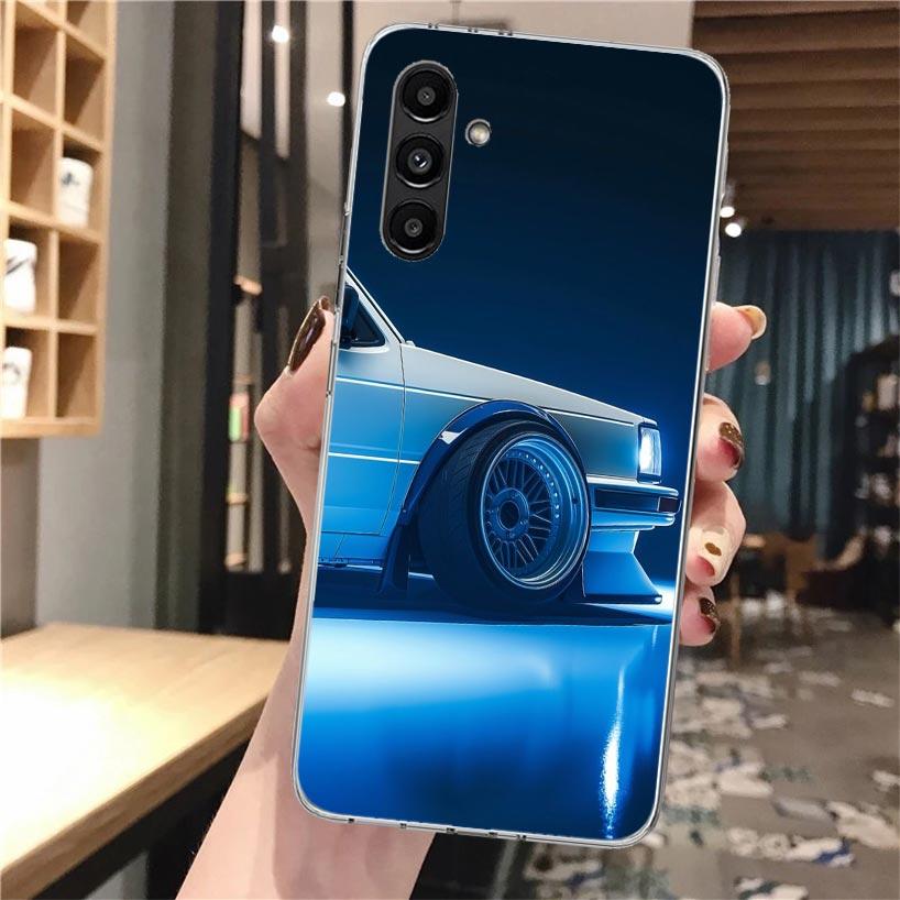 Cool MK4 MK5 Golf Car Soft Phone Case For Samsung Galaxy A17 A16 A26 A36 A56 A15 A14 A13 A55 A54 A53 A35 A34 A33 A25 A24 A23 A05