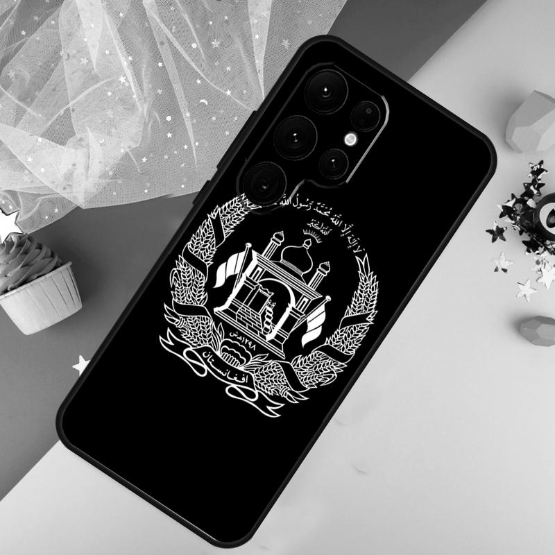 Afghan Afghanistan Flag Banner Phone Case For Samsung Galaxy S25 S26 Ultra S21 S20 S22 S23 Ultra S10 Plus S24 FE Cover Coque