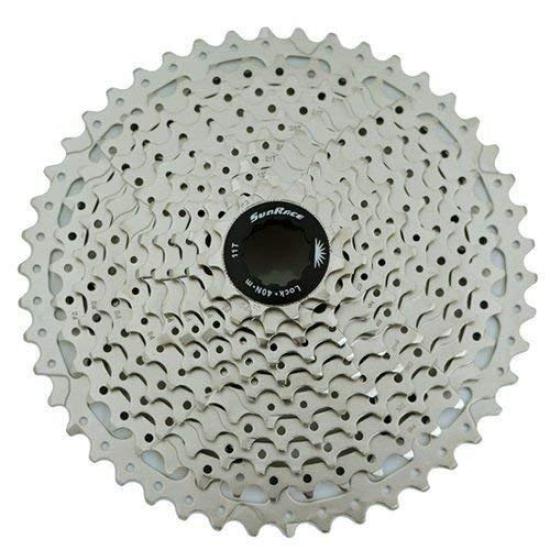 

SunRace CSMS8 Wide Ratio Cassette 11 Speed Silver 11-46T , , #XTE1382