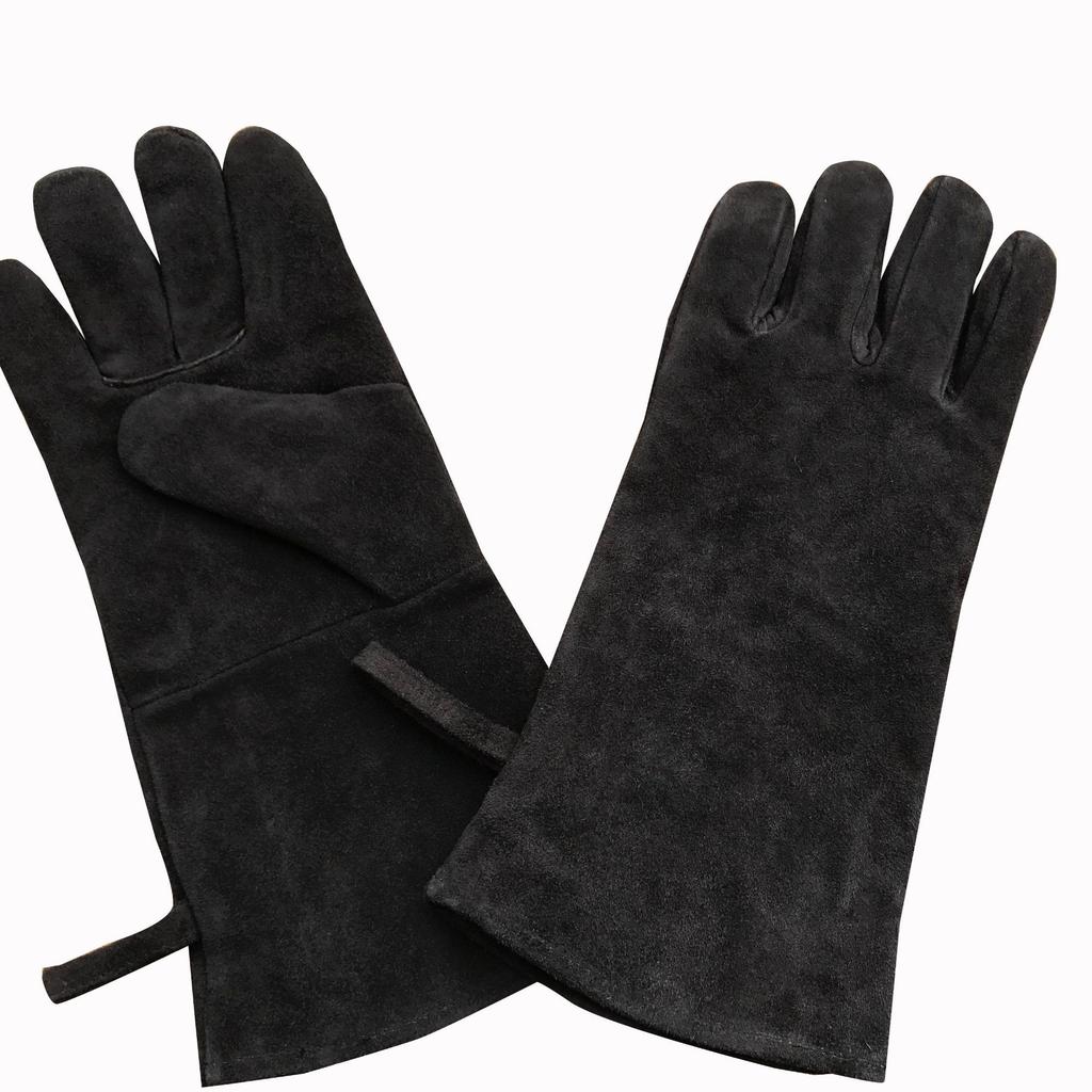 Gato Cowhide Cycling Gloves Gardening Labor Protection Gloves Golden Cowhide Wear-Resistant Garden Gloves Stab-Proof