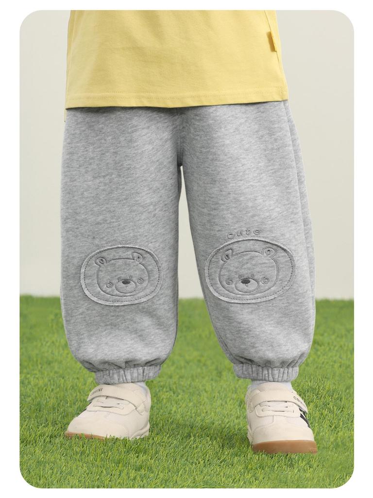 Kaka Panda Children's Spring Casual Pants - Boys' & Girls' Trendy Long Toddler Pants