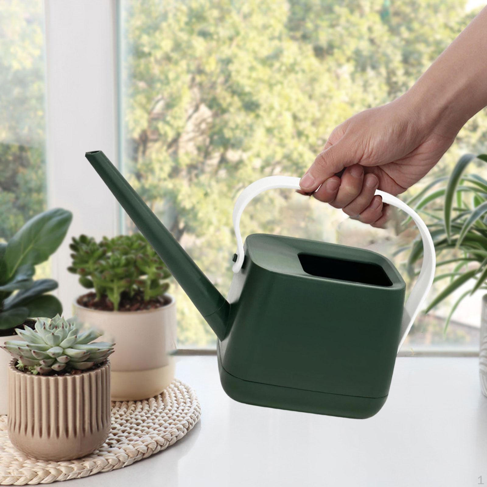 Garden Watering Device Comfortable Handle Gardening Tool Long Spout for Indoor Outdoor Lawn
