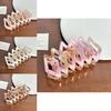 Acetate Chic Hair Claw Clip With Trendy Line Patterns In Vibrant Colors For Women