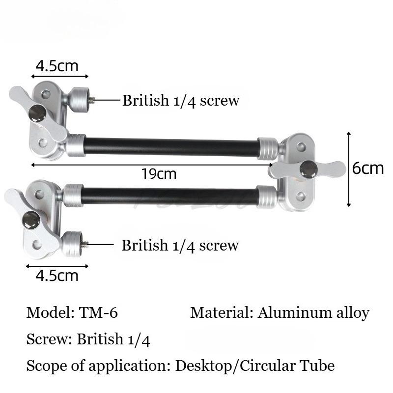 Aluminum Alloy Universal Adjustable Cantilever Bracket Desktop Bedside Mobile Phone Tablet Universal Metal Support Bracket
