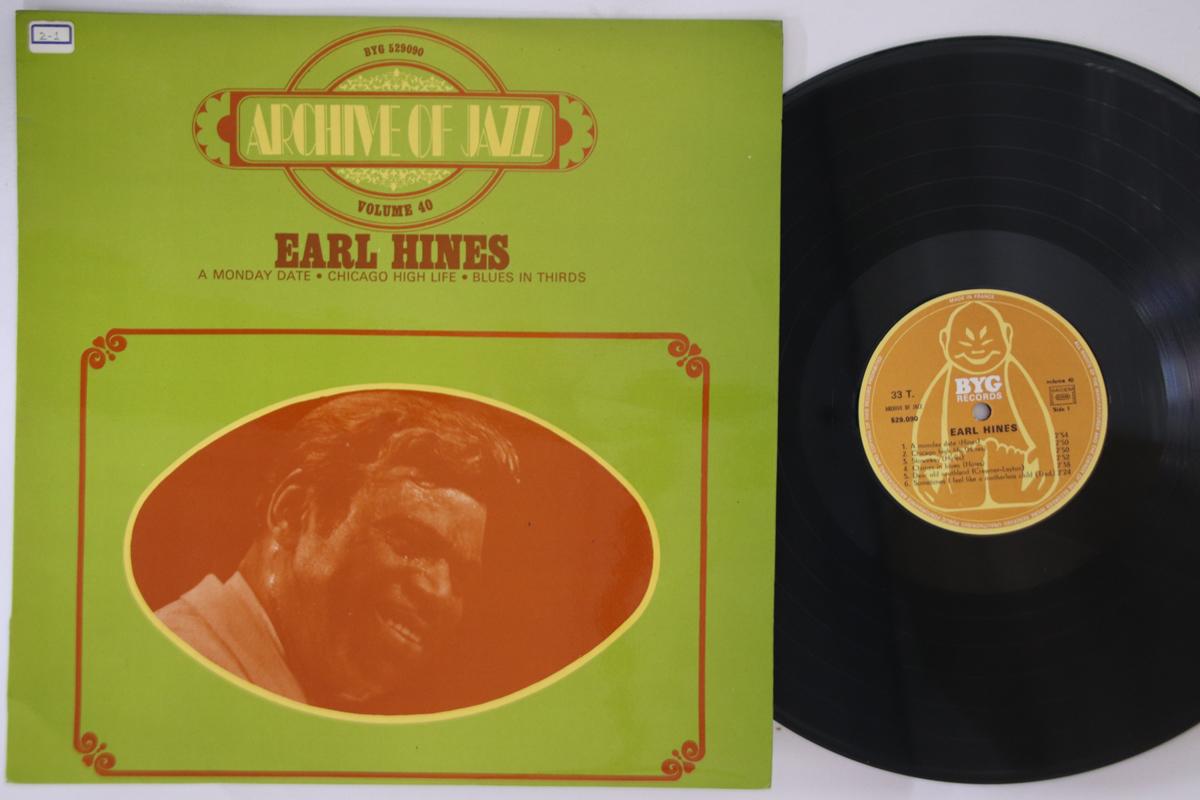 

LP Record EARL HINES - Archive Of Jazz Volume 40 529090 BYG France Jazz Used