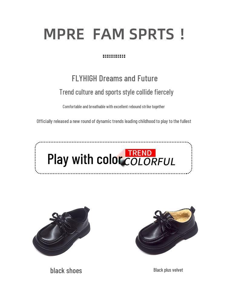 Schwarze Loafer für Mädchen mit weicher Sohle - Performance-Schuhe für Frühling & Herbst