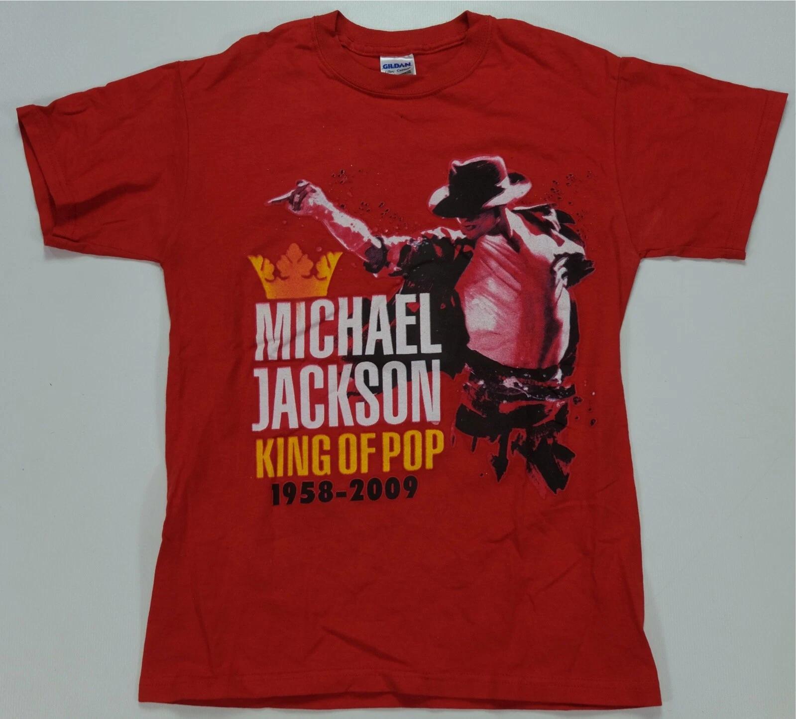 Rare Vintage Michael Jackson The King of Pop 1958-2009 Memorial T Shirt 2000s S 3XL
