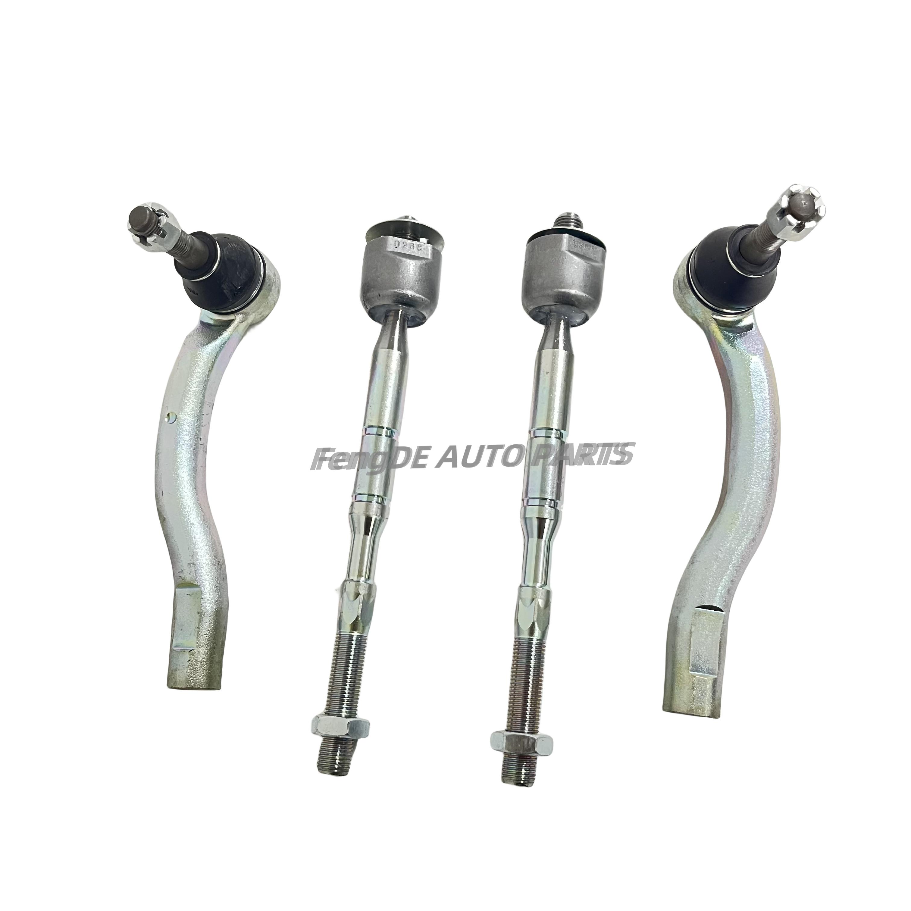 Steering Inner Tie Rod End FOR TOYOTA LEXUS Prius CT200H 10-2015 Tie rod outer ball joint OE 45503-4922545047-49165 45046-49225 1 SET(4PCS)