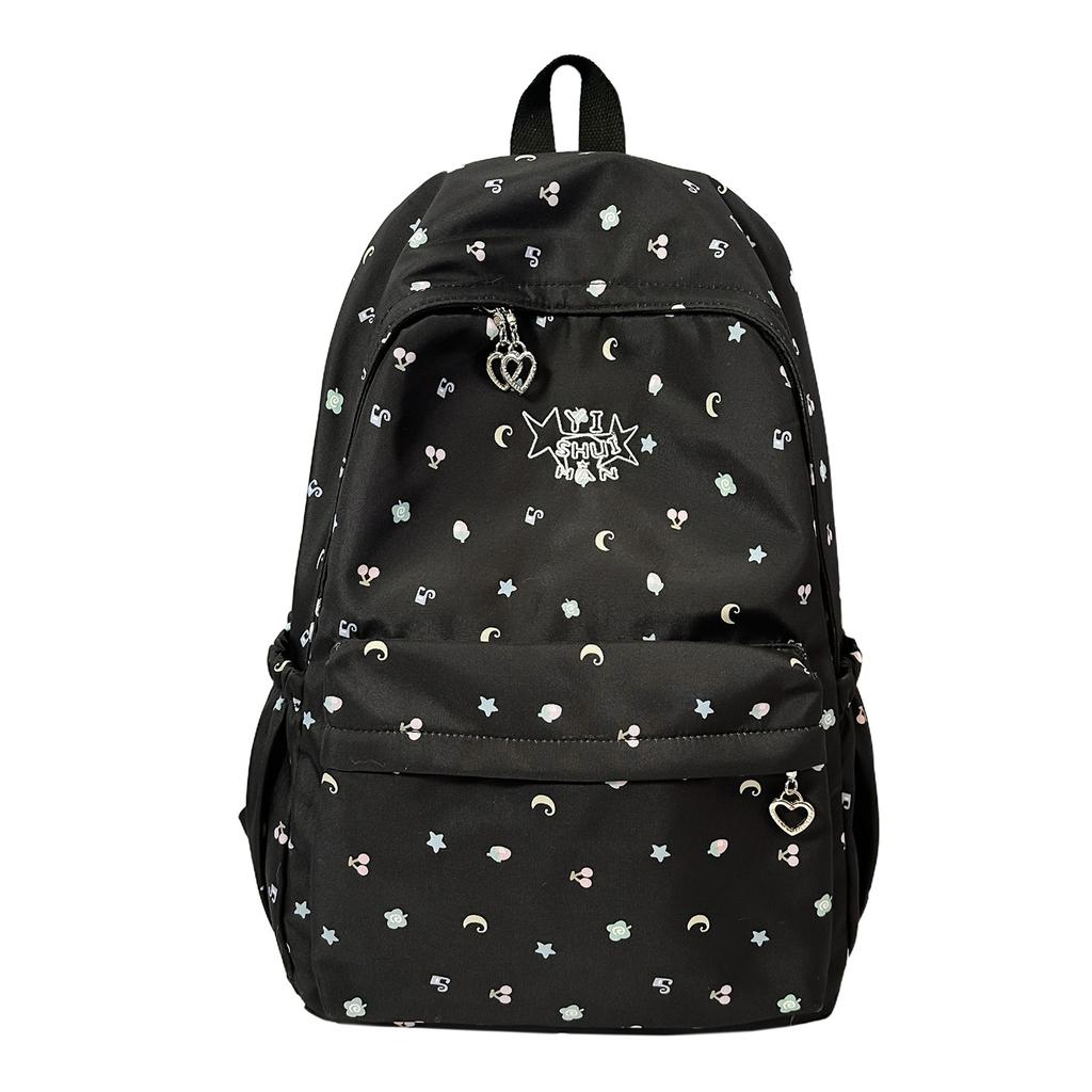 Schoolbag versatile Korean high-value sweet schoolbag for primary and secondary school students Girls heart backpack lightweight backpack for women