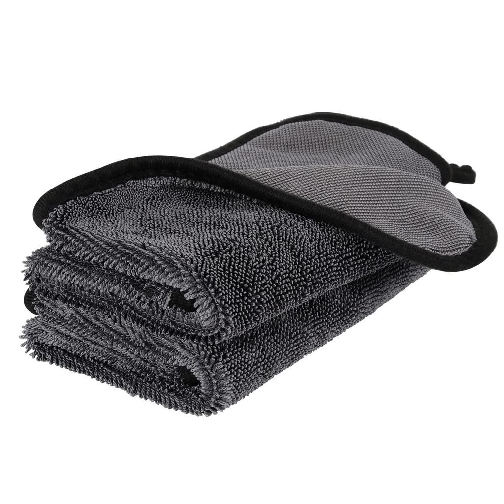 Takumi Cloth Microfiber Car Wash Towel, Double-Sided, Large, Super Absorbent Cloth, 11.8 x 15.7