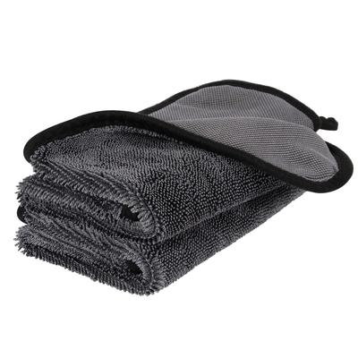 Takumi Cloth Microfiber Car Wash Towel, Double-Sided, Large, Super Absorbent Cloth, 11.8 X 15.7