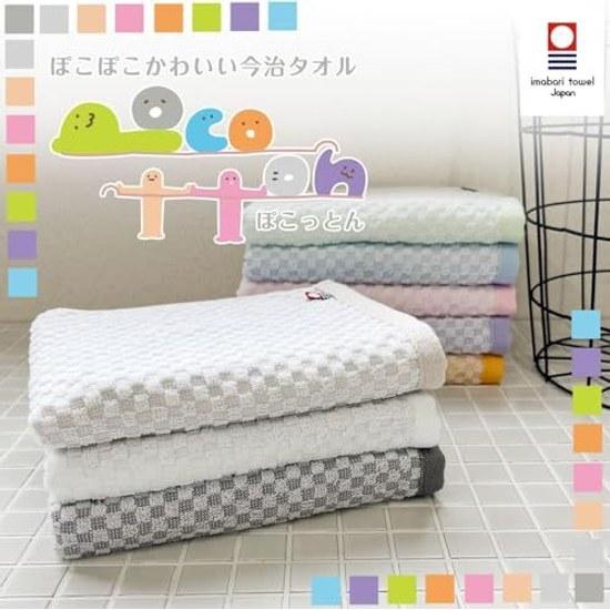 Towel Lightweight Thin Poko Cotton Bath Ivory 1 Piece 67117 Cm 100 Made Japan.