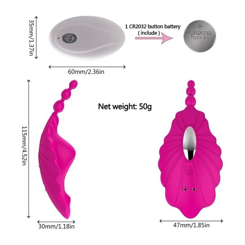 Invisible Sex Toys for Women Vbrator with Remote Control Anal Plugs Butterfly Panties Vibrating Egg