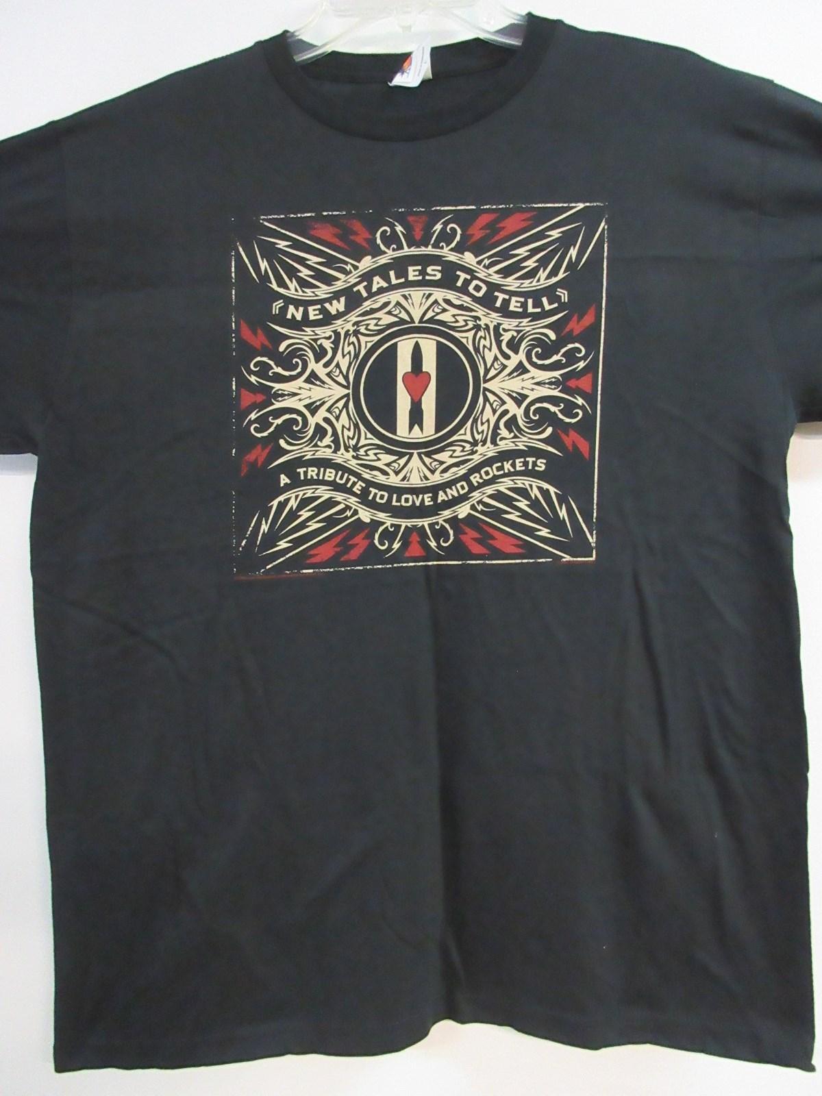 NEW TALES TO TELL A TRIBUTE TO LOVE & ROCKETS BAND CONCERT T- LARGE Unisex T-Shirt XXXXL
