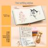 Cartoon Square A7 Softcover Notebook - Portable Pocket Journal for Travel & Stamps