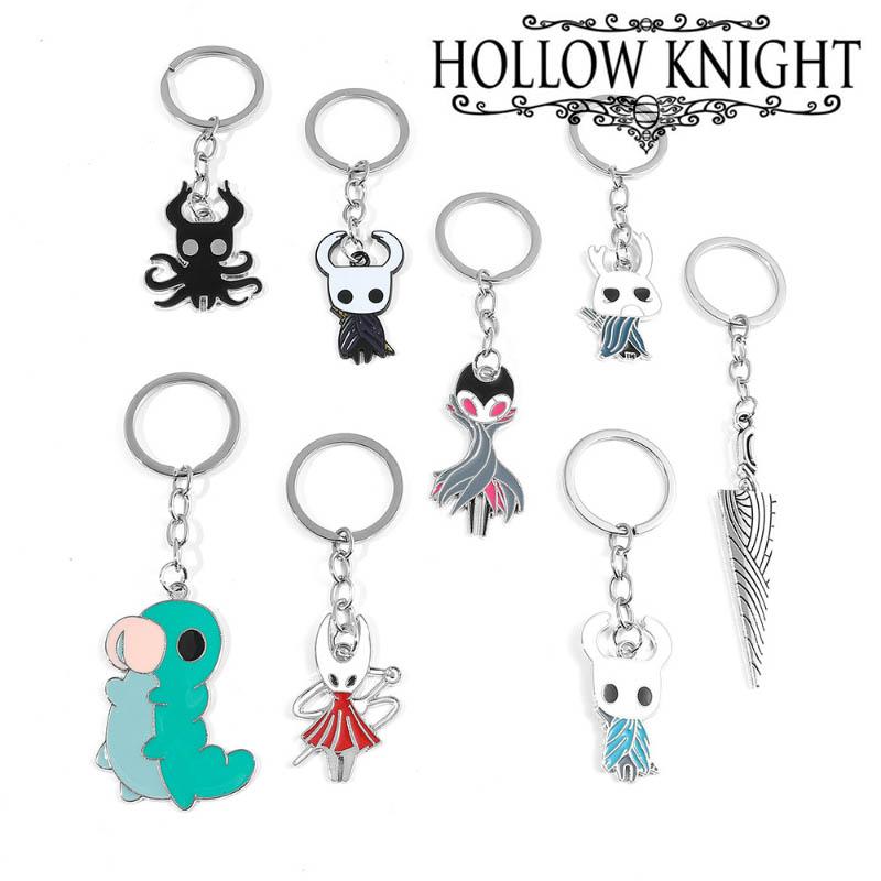 Chic Studio Unisex Game Hollow Knight Thk Pv Hornet Cosplay Keychain Keyring Kawaii Alloy Pendant Key Chain Bag Accessories Ornament Props