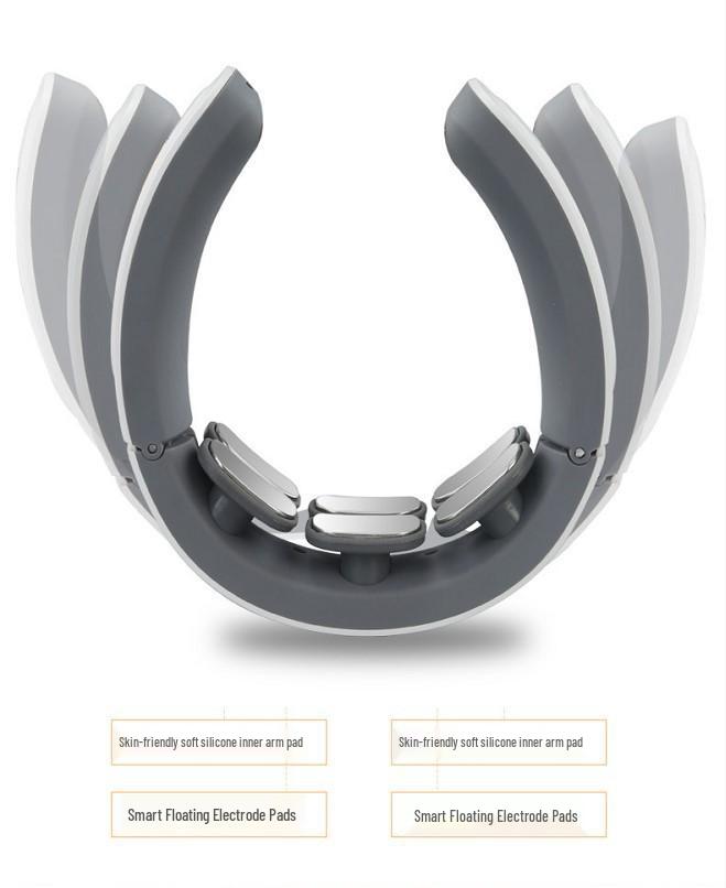11 Cross 6-Head Smart Cervical Spine Massager with Electromagnetic Pulse and Kneading for Neck and Shoulder Relief