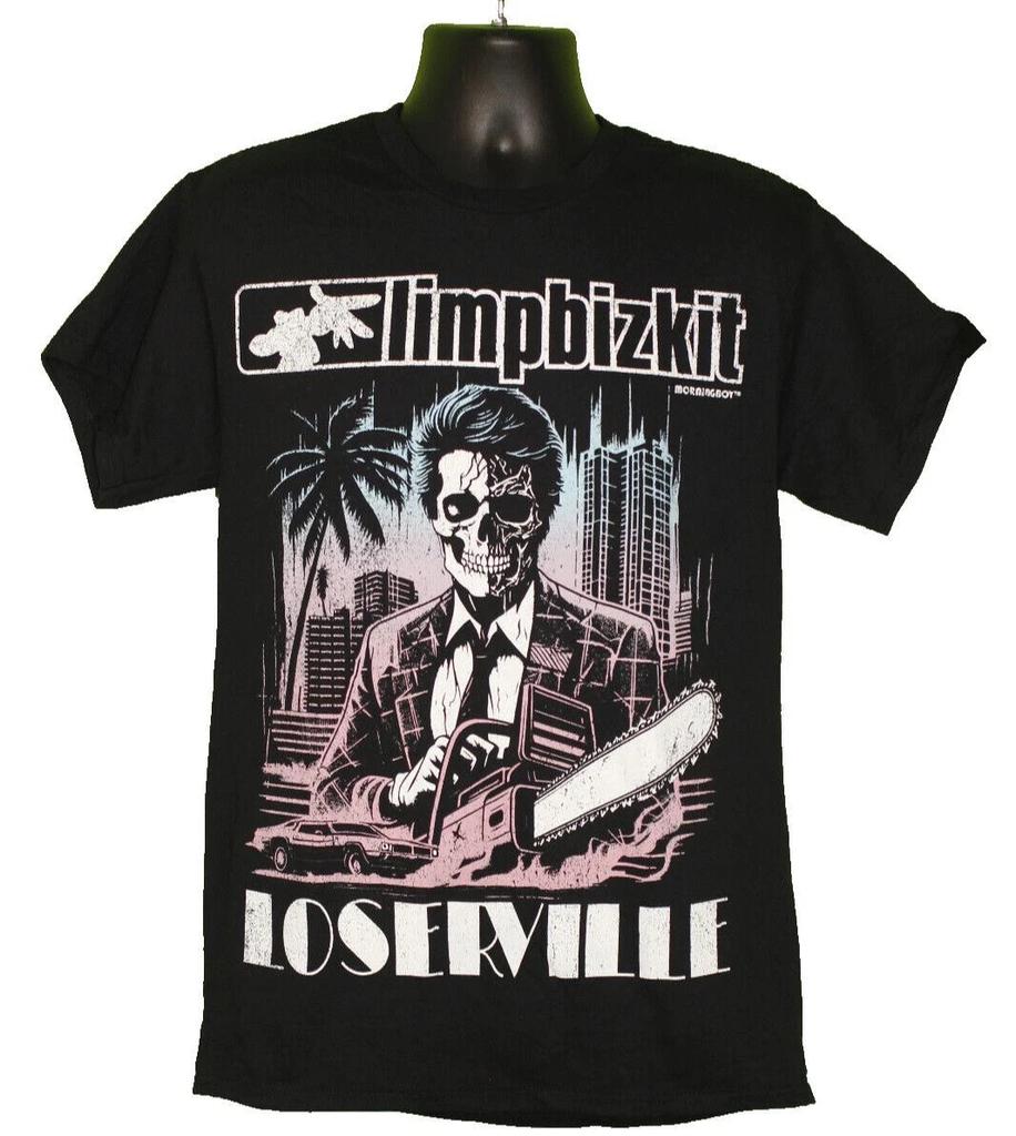 2026 Горячая футболка с графикой группы Limp Bizkit Винтажная унисекс для мужчин и женщин с круглым вырезом Повседневная хлопковая с коротким рукавом Y2k Оверсайз Модная Популярная Футболка Подарки для Фанатов