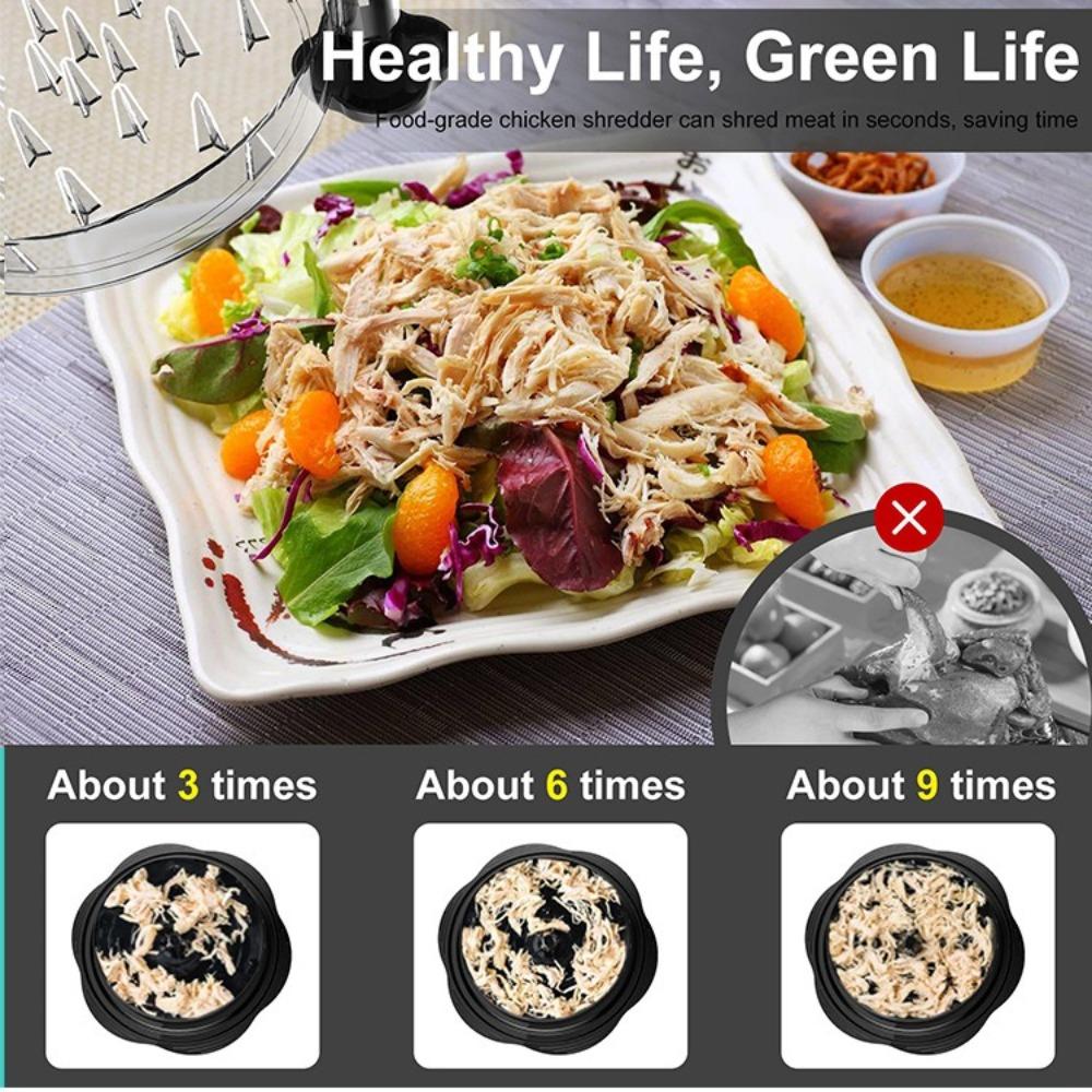 Large 10'' Meat Shredders Visible Meat Shred Machine Pork Food Mincer for Chicken Breast