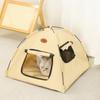 Foldable Pet Cat Tent Large Cat House Portable Pet Kennel  Indoor Use