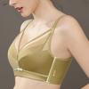 Нова літня атласна ультратонка модна нижня білизна без сталевого кільця М’який і зручний регульований бюстгальтер зі зборами