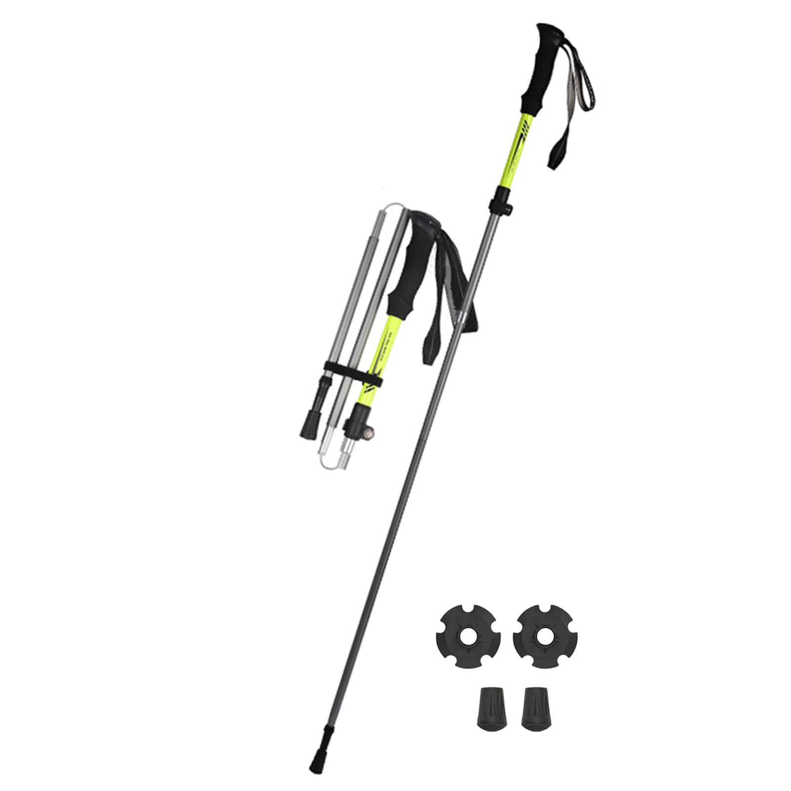 

Set of 2 Foldable Trekking Lightweight and for and Adjustable Length for and Seniors for Heights Poles, Durable, Walking, Excursions, Mountaineering,