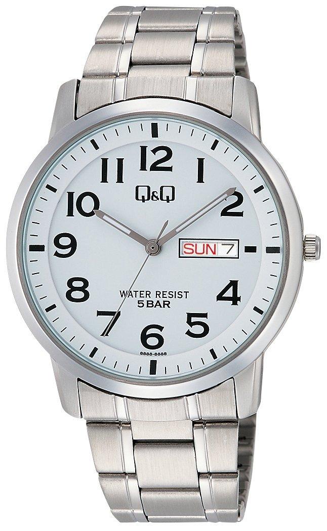 

Citizen Analog Silver Watch Q&Q W474-204 Men s